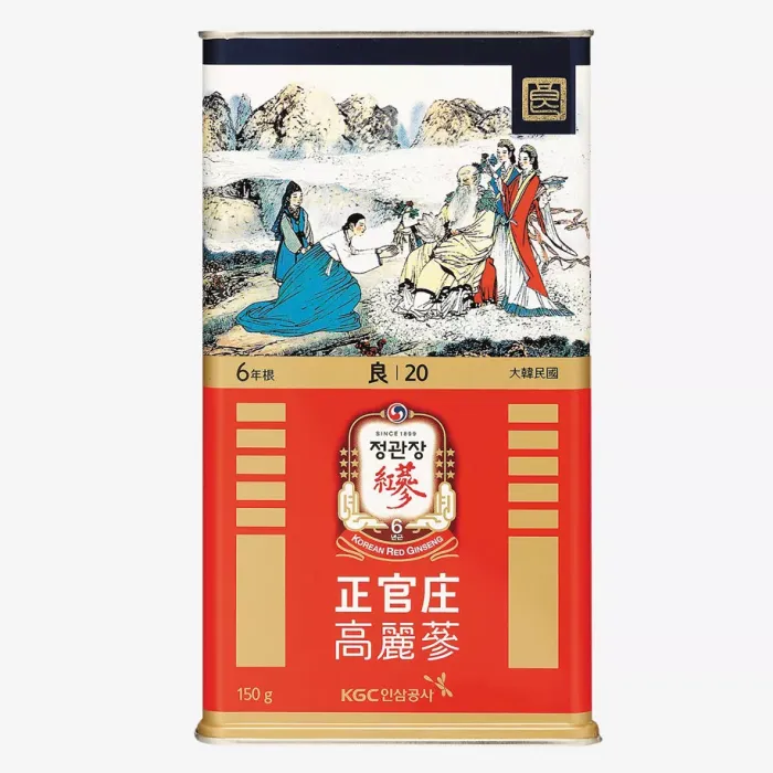 Hồng Sâm Củ Khô KGC Hàn Quốc  150 gam 7 củ số 20 | kgcvietnam.vn
