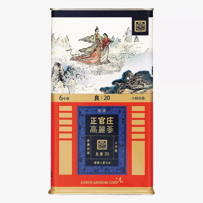 Hồng Sâm Củ Khô KGC Hàn Quốc  150 gam 7 củ số 20 | kgcvietnam.vn