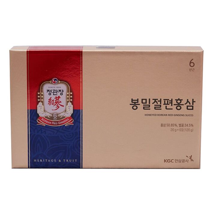 Hồng sâm lát tẩm mật ong Jung Kwan Jang 20g x 6 gói | kgcvietnam