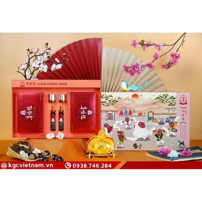 Hộp quà tặng hồng sâm KGC Jung Kwan Jang An Khang Vĩnh Ninh