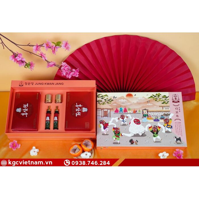 Hộp quà tặng hồng sâm KGC Jung Kwan Jang An Khang Vĩnh Ninh