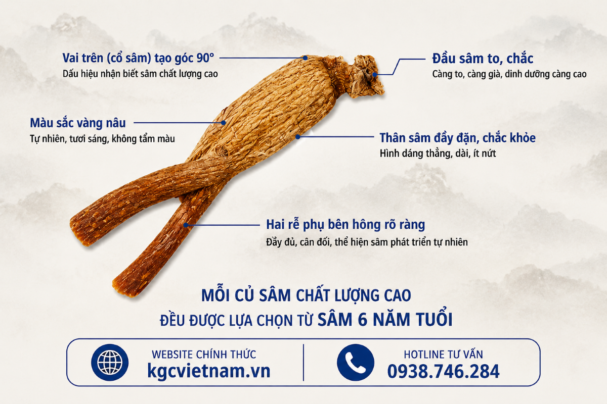 phân biệt thiên sâm hàn quốc
