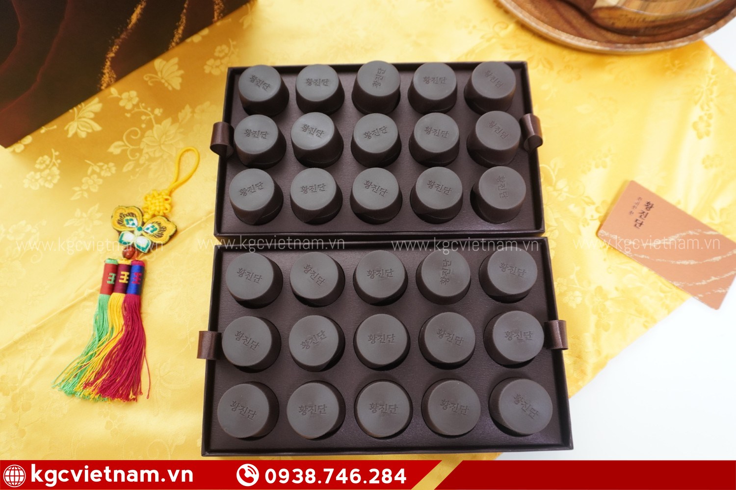 hình ảnh chi tiết viên linh đan hwang jin dan 4g